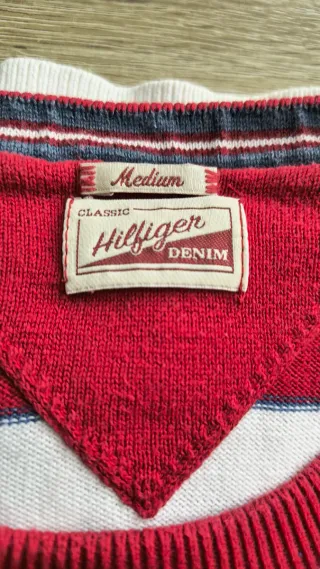 Jersey Tommy Hilfiger Rayas Rojas y blancas