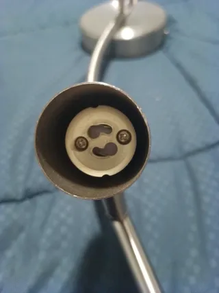 Lámpara de techo focos plata