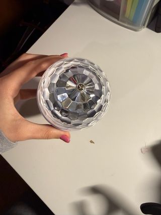 Lâmpada giratória de festa LED