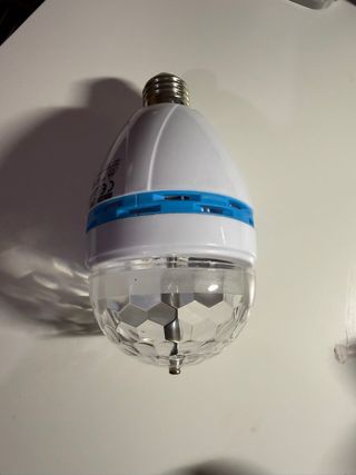 Lâmpada giratória de festa LED