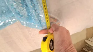 Gonna lunga paillettes turchese per occasioni spec