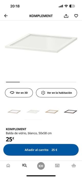 Estante organizador Ikea para accesorios