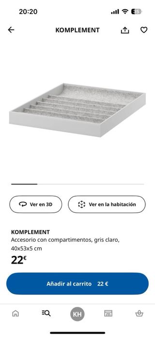 Estante organizador Ikea para accesorios