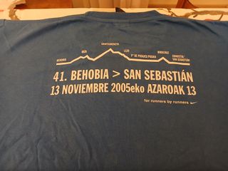 Camiseta Nike Behobia SS Azul