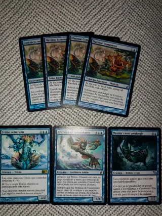 Lote de cartas magic tritones