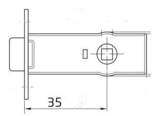 Picaportes de embutir (resbalones)