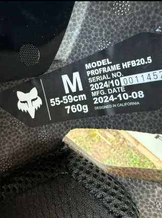 Casco Fox Proframe Rizer