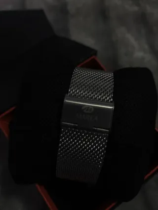 Reloj Marea Deportivo Azul Malla Metálica