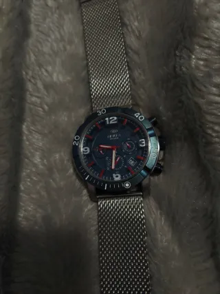 Reloj Marea Deportivo Azul Malla Metálica