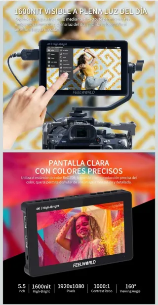 Monitor Feelworld F5PROX 5.5 4K HDMI