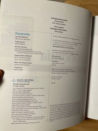 Principios de economía 6ª edición