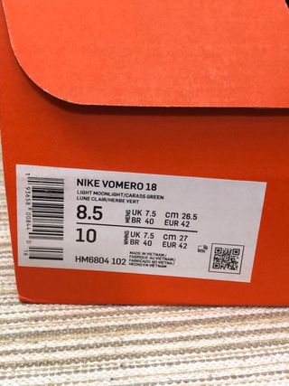 Nike Vomero 18 Talla 42