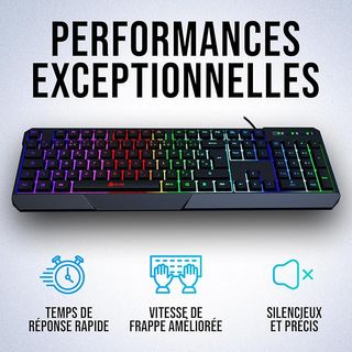 Teclado Gaming KLIM Chroma AZERTY RGB
