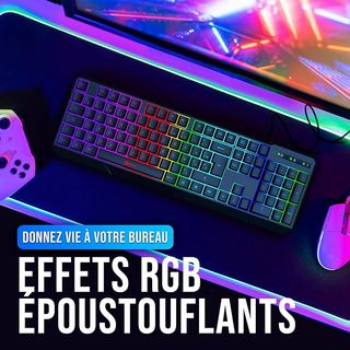 Teclado Gaming KLIM Chroma AZERTY RGB