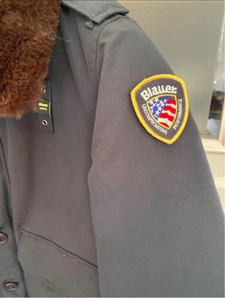 Cazadora Blauer Bomber Cuello Pelo Desmontable .