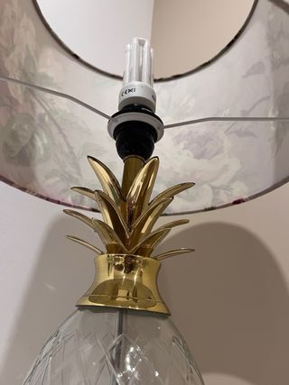 Lámpara Zara Home Piña Cristal Tulipa Floral