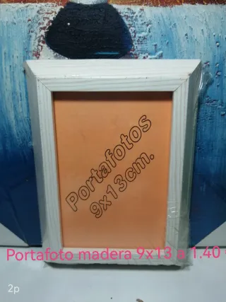 Portafotos madera 9x13cm 1.40€