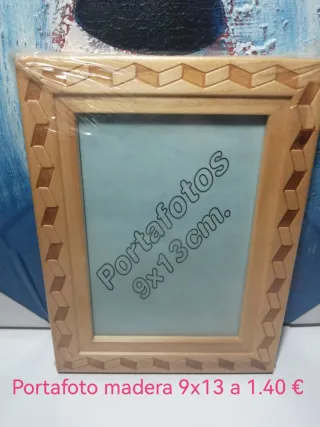 Portafotos madera 9x13cm 1.40€