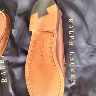 Mocasines Marrones con Bandera Americana