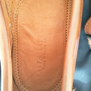 Mocasines Marrones con Bandera Americana