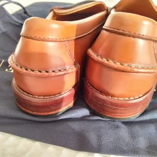 Mocasines Marrones con Bandera Americana