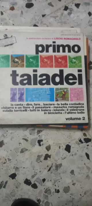 Vinile Primo Taiadei Volume 2 Liscio Romagnolo