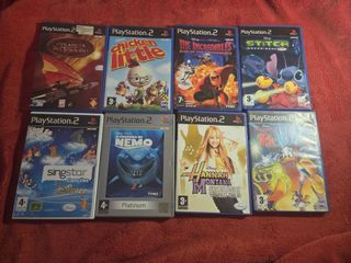 8 Jogos PS2 Infantis Variados