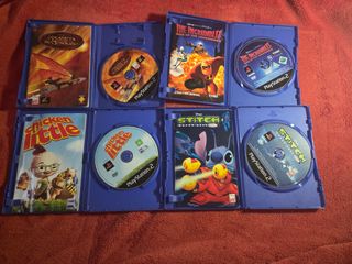 8 Jogos PS2 Infantis Variados