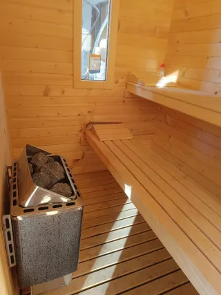 Sauna Finlandesa Eléctrica + Piedras