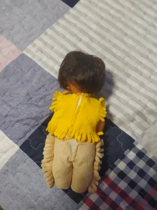 Muñeca antigua estilo nativo americano