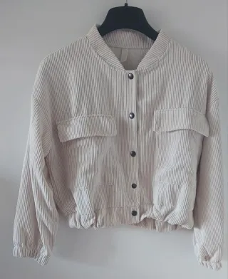 Chaqueta bomber beige mujer Talla M