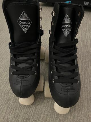 Patines Oxelo 4 ruedas negros talla 37