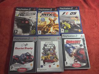 6 Jogos PS2 Corrida - Prostreet, F1 05, etc.