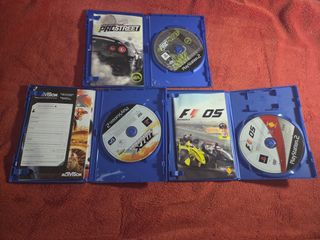 6 Jogos PS2 Corrida - Prostreet, F1 05, etc.