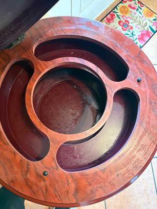 Bar Mueble Globo Terráqueo Madera