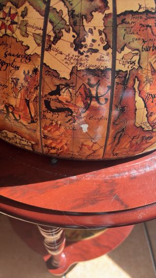 Bar Mueble Globo Terráqueo Madera