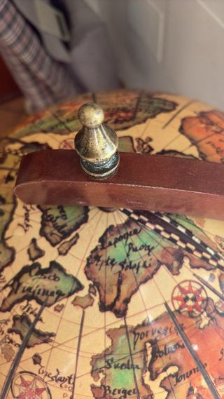 Bar Mueble Globo Terráqueo Madera