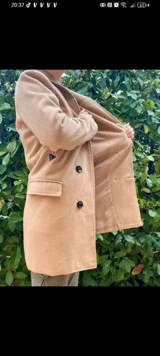 Gabardina Abrigo Unisex Beige