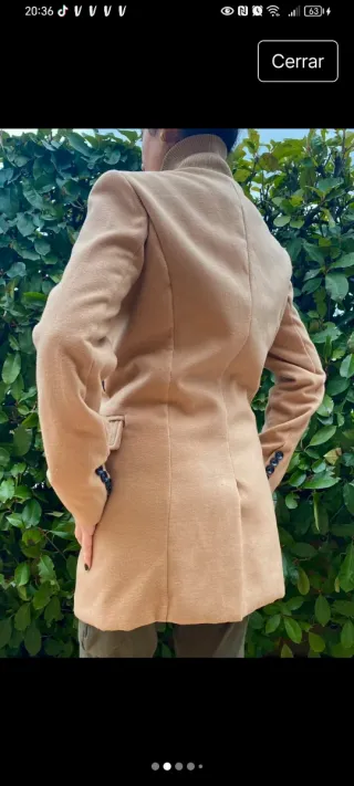 Gabardina Abrigo Unisex Beige