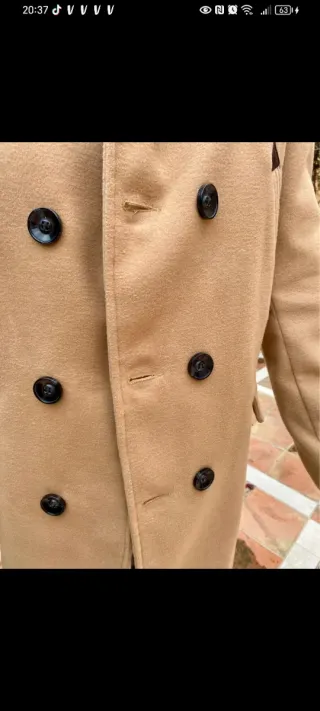 Gabardina Abrigo Unisex Beige