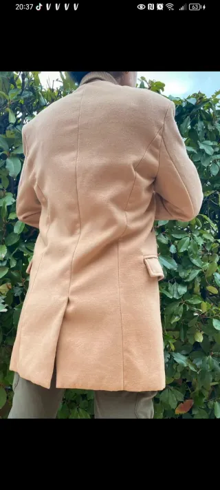 Gabardina Abrigo Unisex Beige