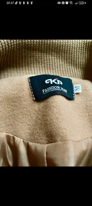 Gabardina Abrigo Unisex Beige