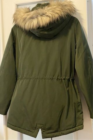 Parka Naf Naf verde olivo Talla M