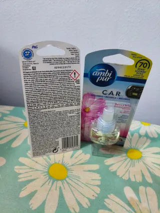 2 Ambientadores Coche Ambi Pur Flores y Brisa