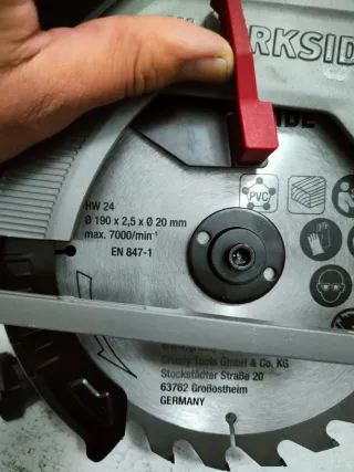 Sierra Circular Parkside PHKS 1350 A1