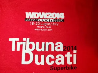 Maglietta Ducati Tribuna Valsir taglia L Originale