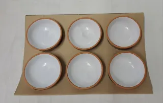 Set 6 ciotole in terracotta