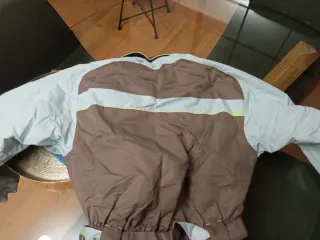 Mono de esquí 14 años marrón y azul