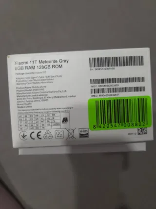 Xiaomi 11T 128GB 8GB RAM