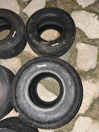 Lote neumáticos Slicks Kart Blandos (5 unidades)